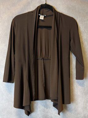 Chocolate Brown, Lightweight Cardigan